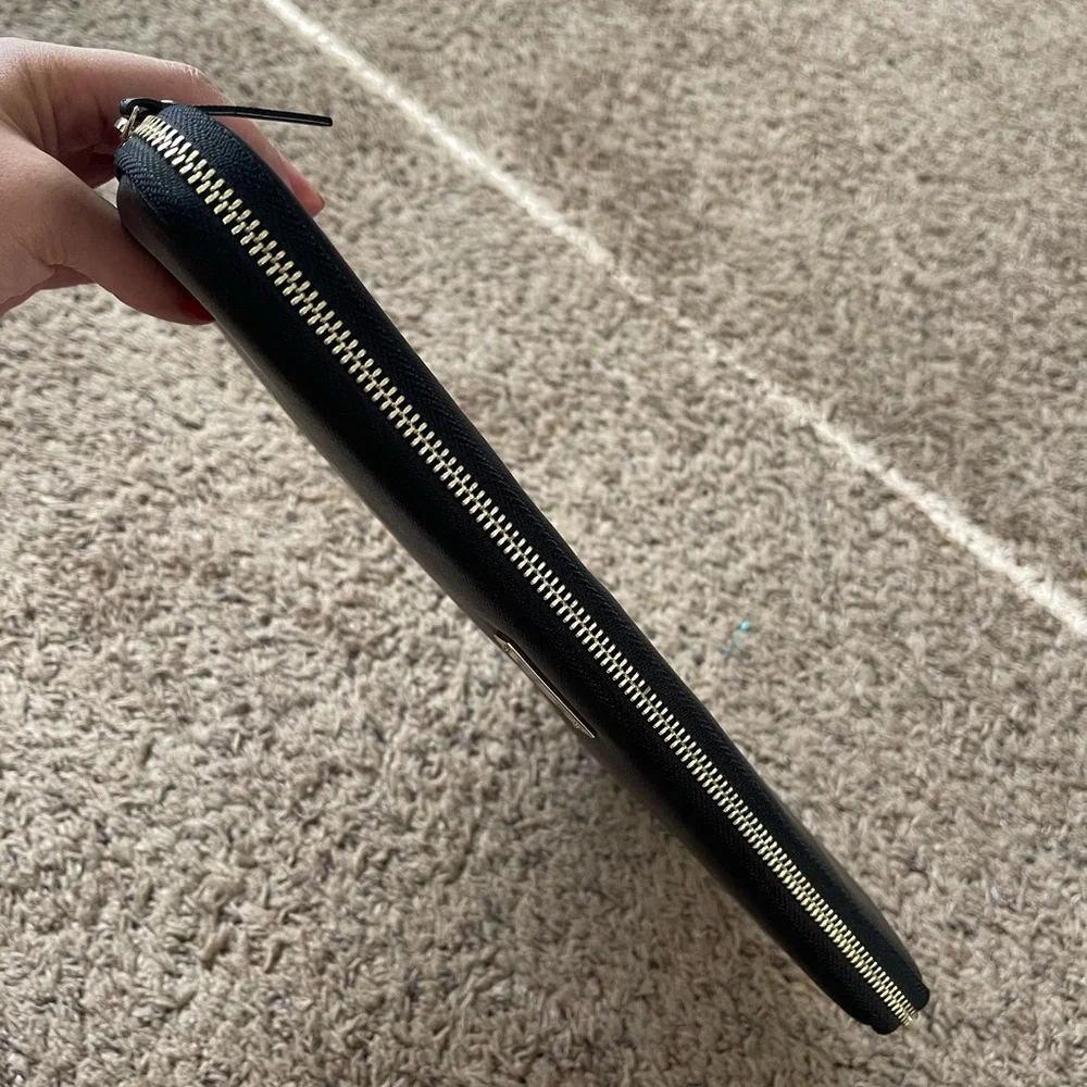 Kate Spade Black Saffiano Leather Laptop Case